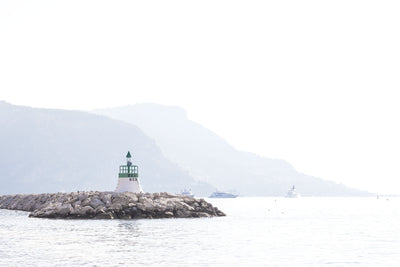 Morning Haze - French Riviera art print by Cattie Coyle Photography