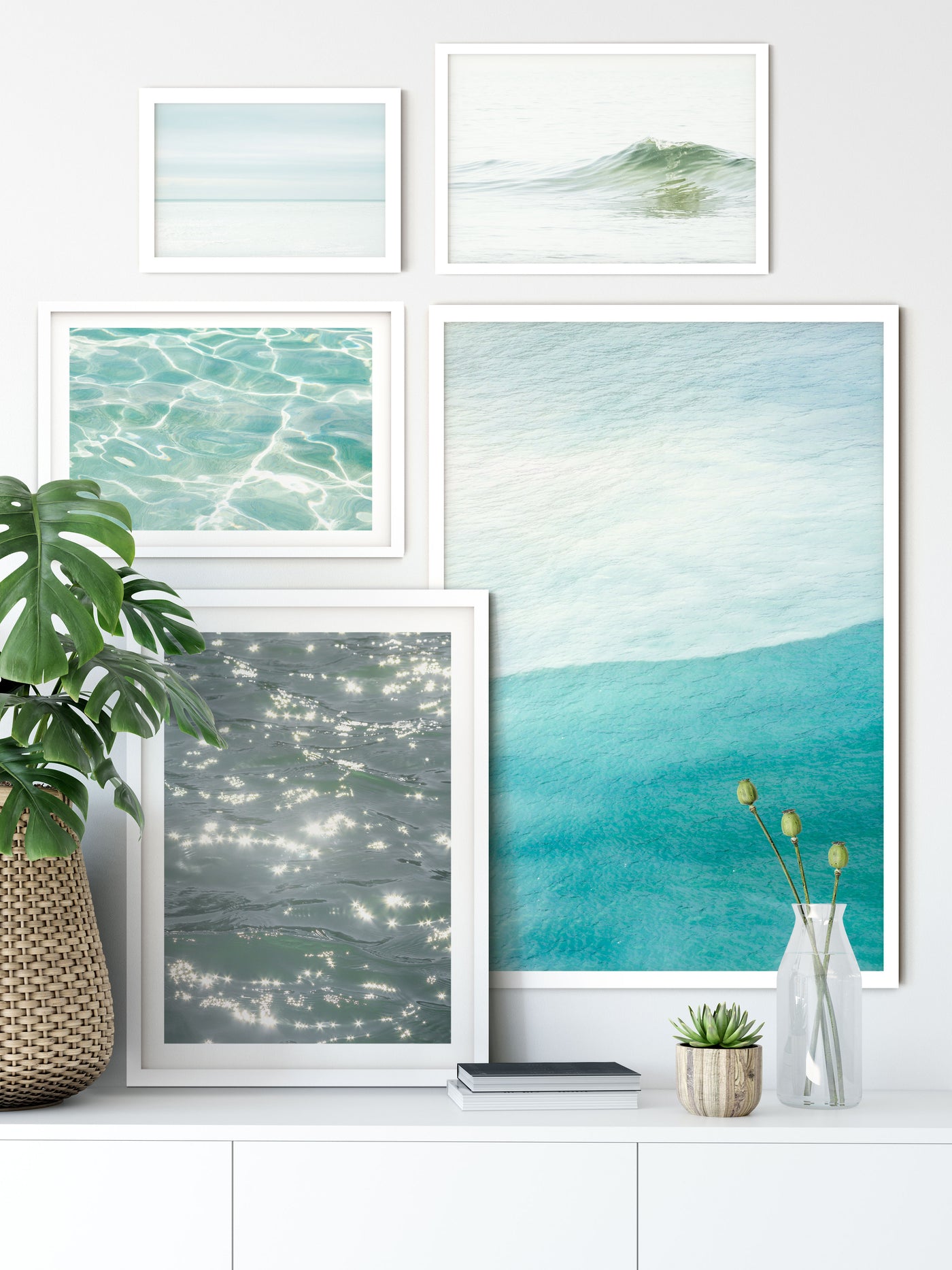 Ocean photography gallery wall set by Cattie Coyle