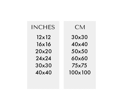 Inches to cm art size conversion chart | Cattie Coyle Photography