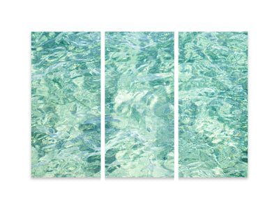 3 piece wall art - Abstract Water No 5 by Cattie Coyle Photography