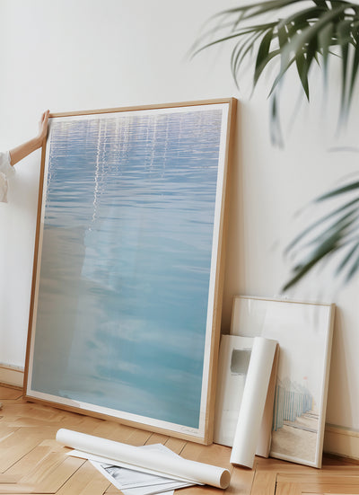 Antibes - Abstract water art print by Cattie Coyle Photography in studio