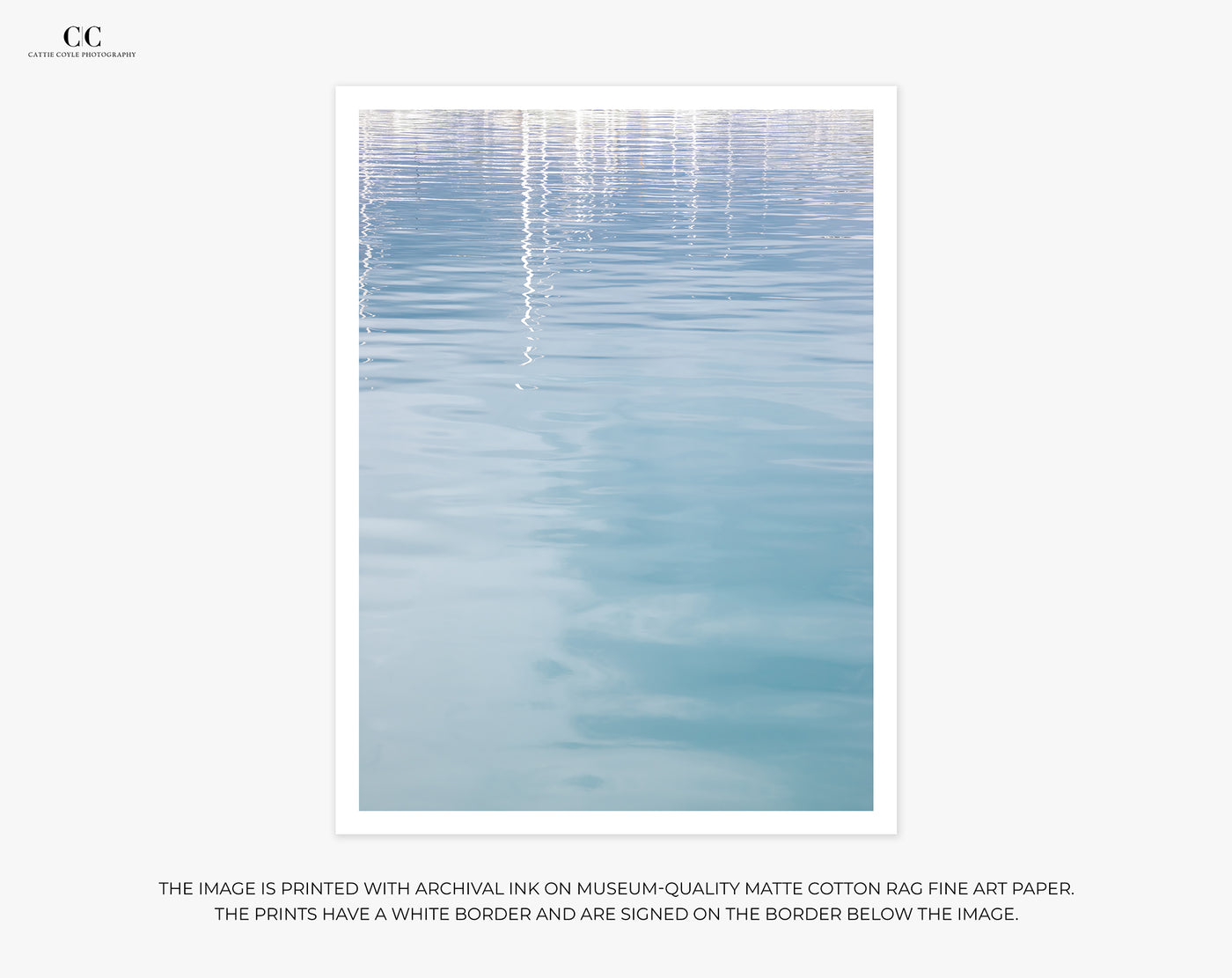 Antibes - Abstract water art print by Cattie Coyle Photography