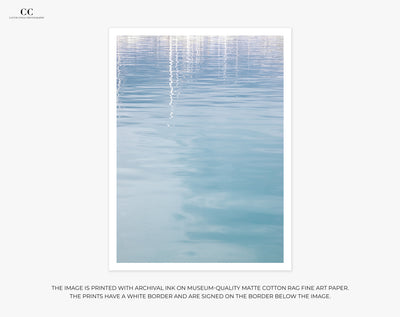 Antibes - Abstract water art print by Cattie Coyle Photography