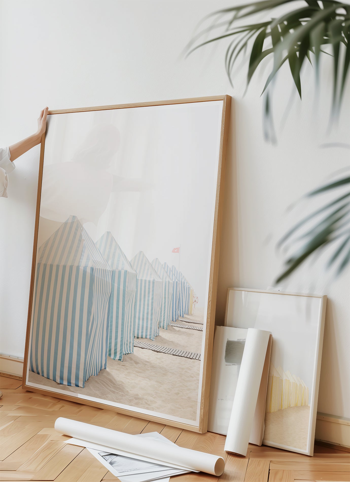 Beach art print by Cattie Coyle Photography in studio