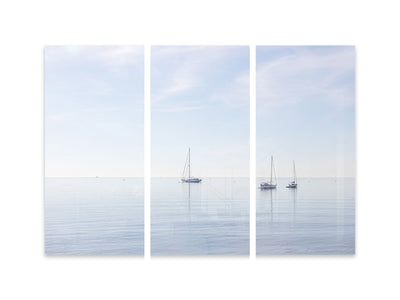 Boats No 6 - Coastal triptych by Cattie Coyle Photography