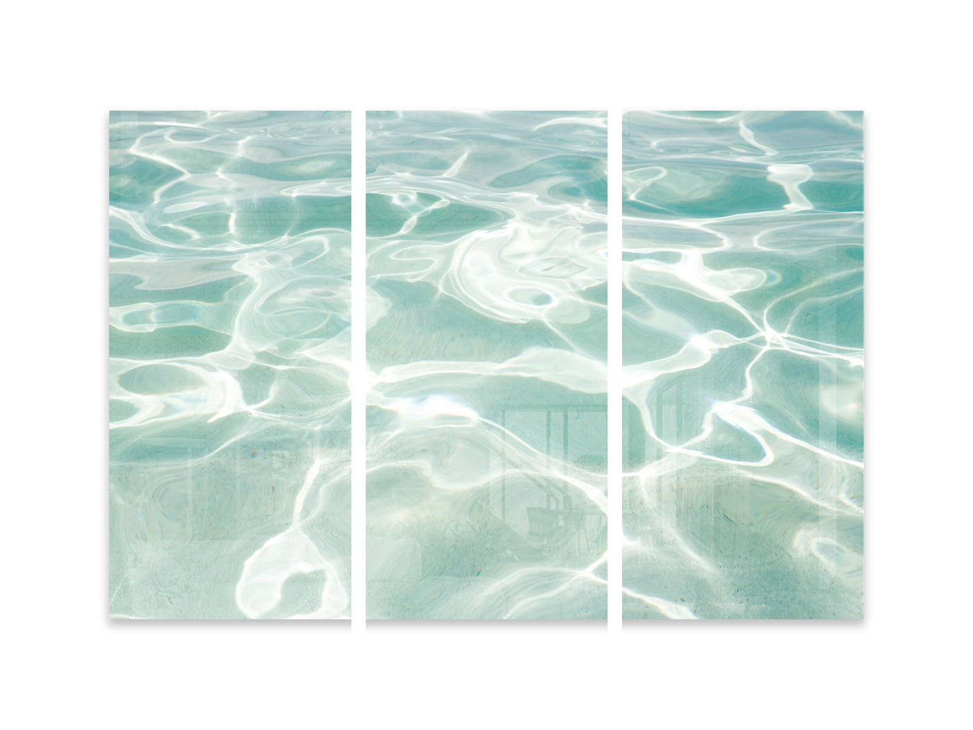 Caribbean Sea No 2 - 3 Piece Large Wall Art by Cattie Coyle Photography