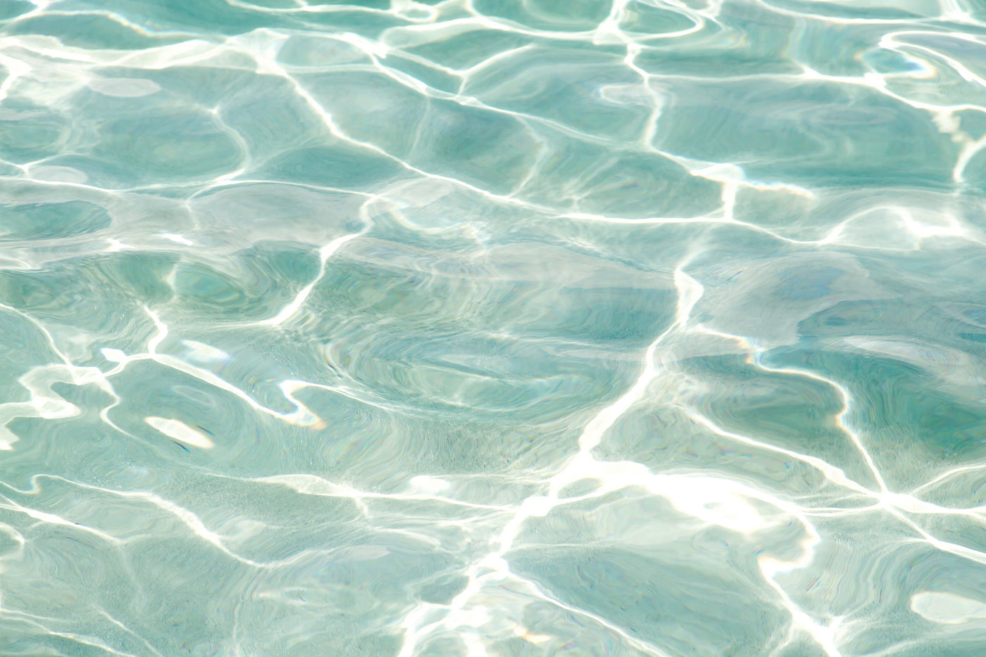 Caribbean Sea No 3 - Turquoise abstract art print by Cattie Coyle Photography