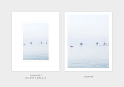 Evening in Villefranche-sur-Mer - Boats wall art by Cattie Coyle Photography 