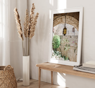 Eze France art print by Cattie Coyle Photography in entryway