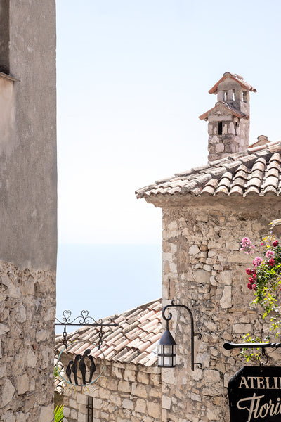 Eze French Riviera art print by Cattie Coyle Photography