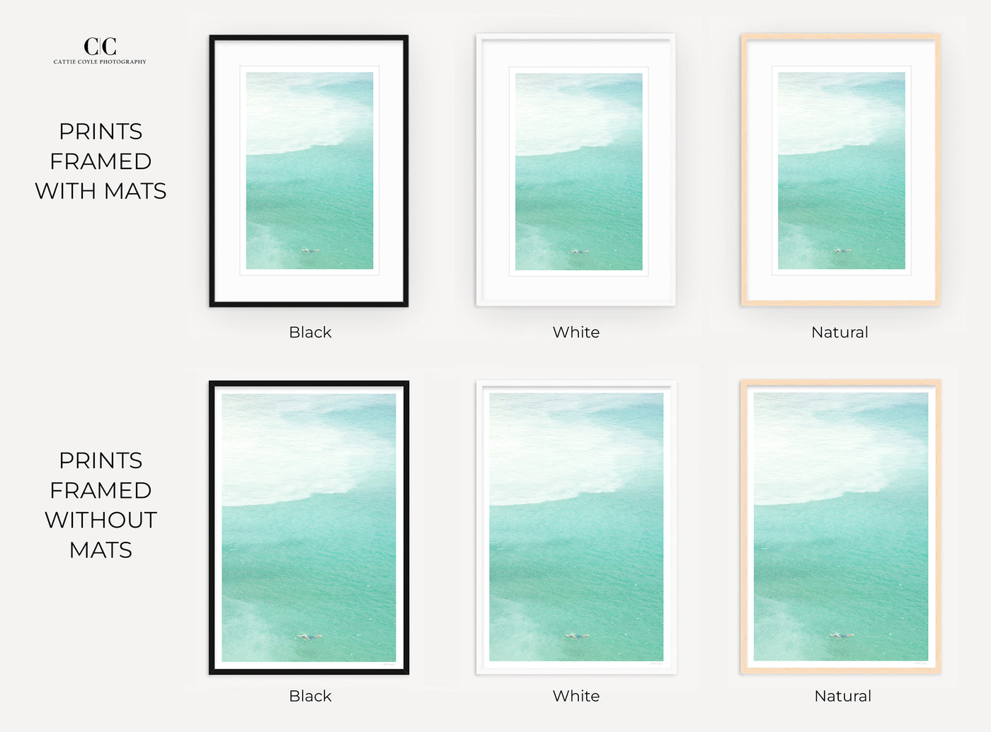 Magoito No. 7 - Framed swimmer Art Print by Cattie Coyle Photography
