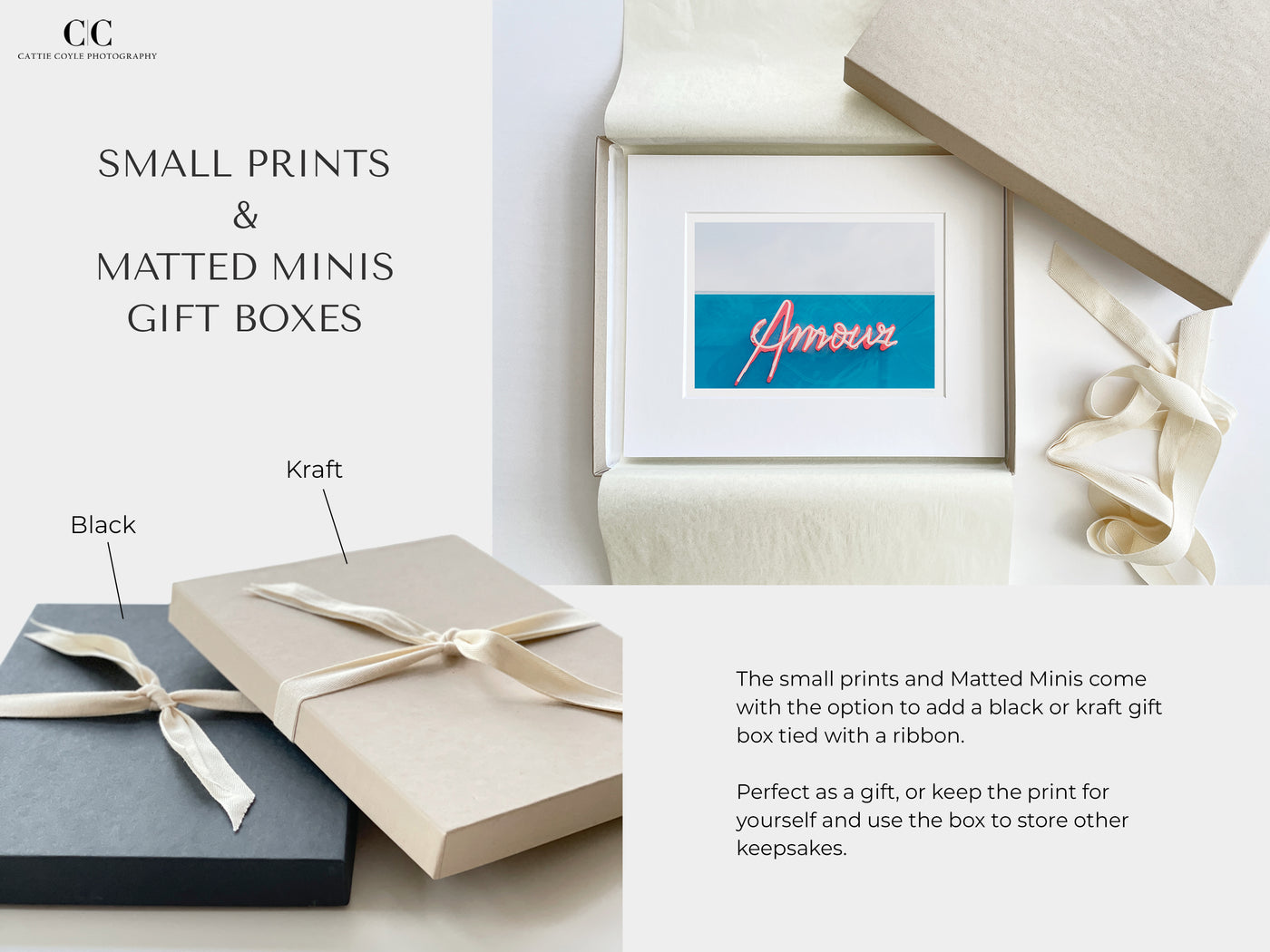 Small prints gift box colors | Cattie Coyle Photography