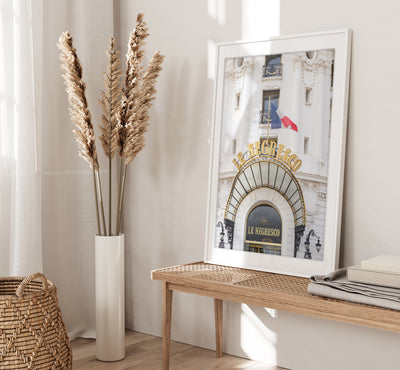 Le Negresco art print by Cattie Coyle Photography in entryway