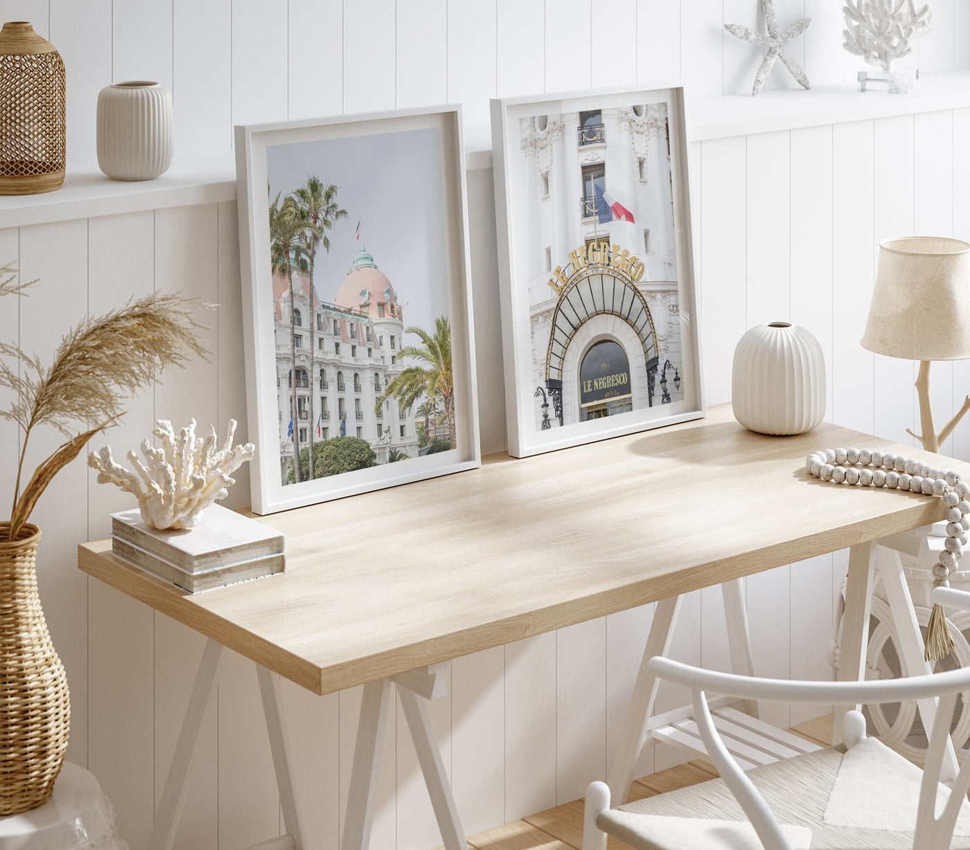 Negresco Hotel Nice - Art prints by Cattie Coyle Photography in home office