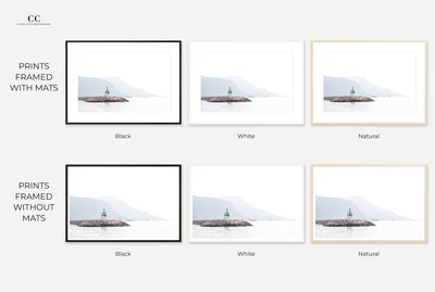 Morning Haze - Framed seascape art prints by Cattie Coyle Photography
