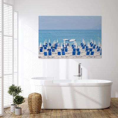 Morning in Cannes - Acrylic glass print by Cattie Coyle Photography in bathroom