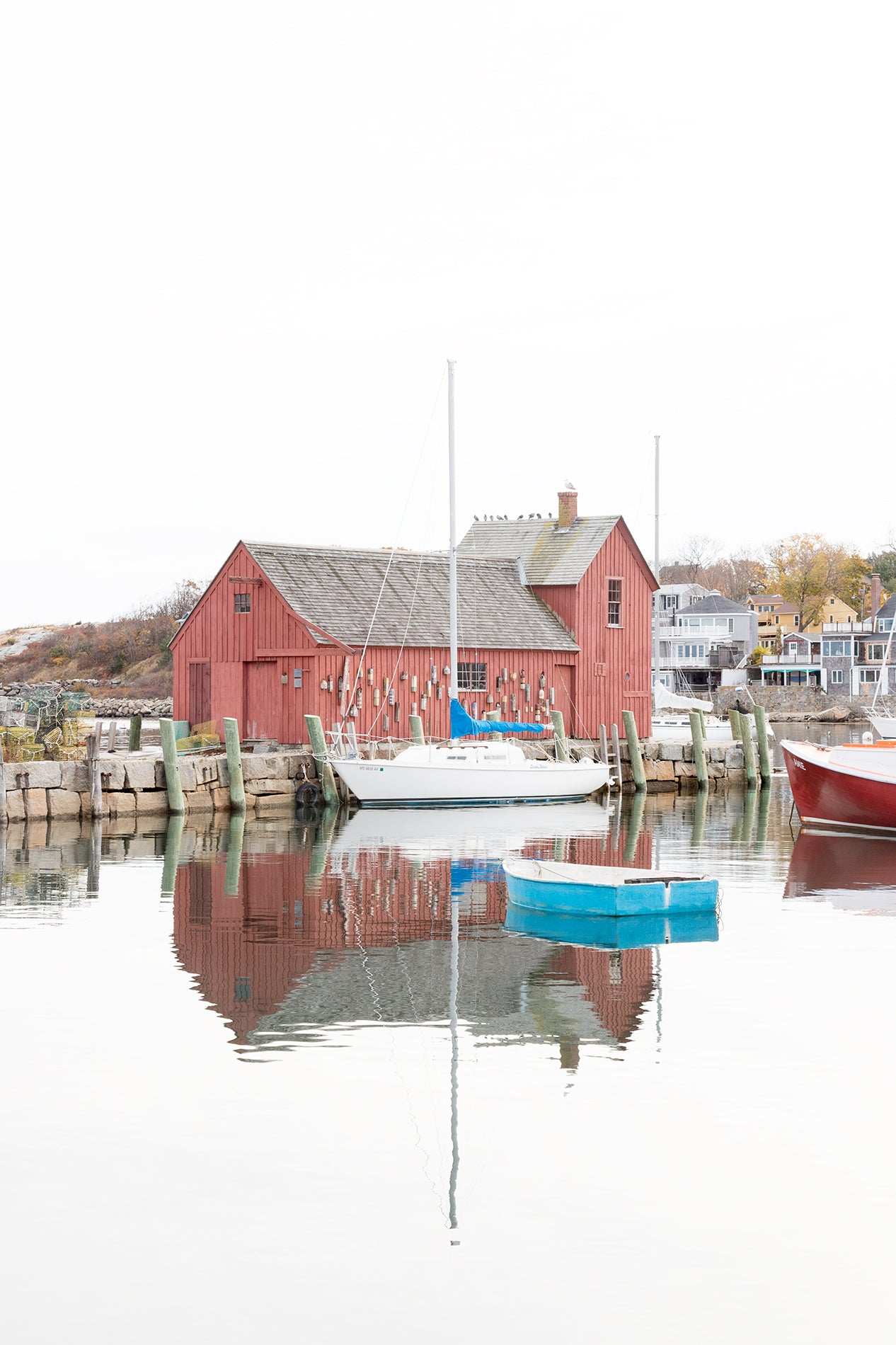 Motif No 1 - Rockport, Massachusetts, art print by Cattie Coyle Photography