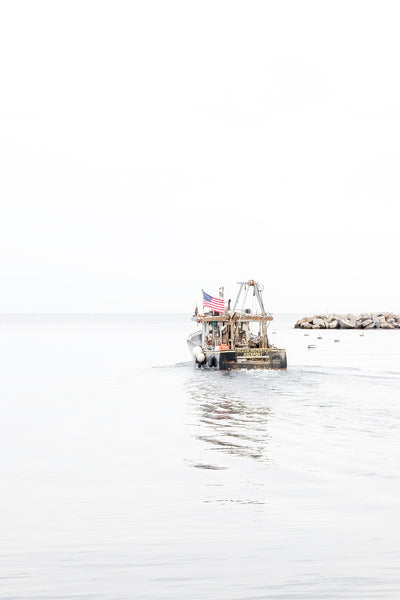 Nautical photography art print by Cattie Coyle: Ocean Reporter