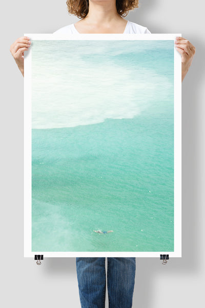 Swimmer Art Print by Cattie Coyle Photography: Magoito No. 7