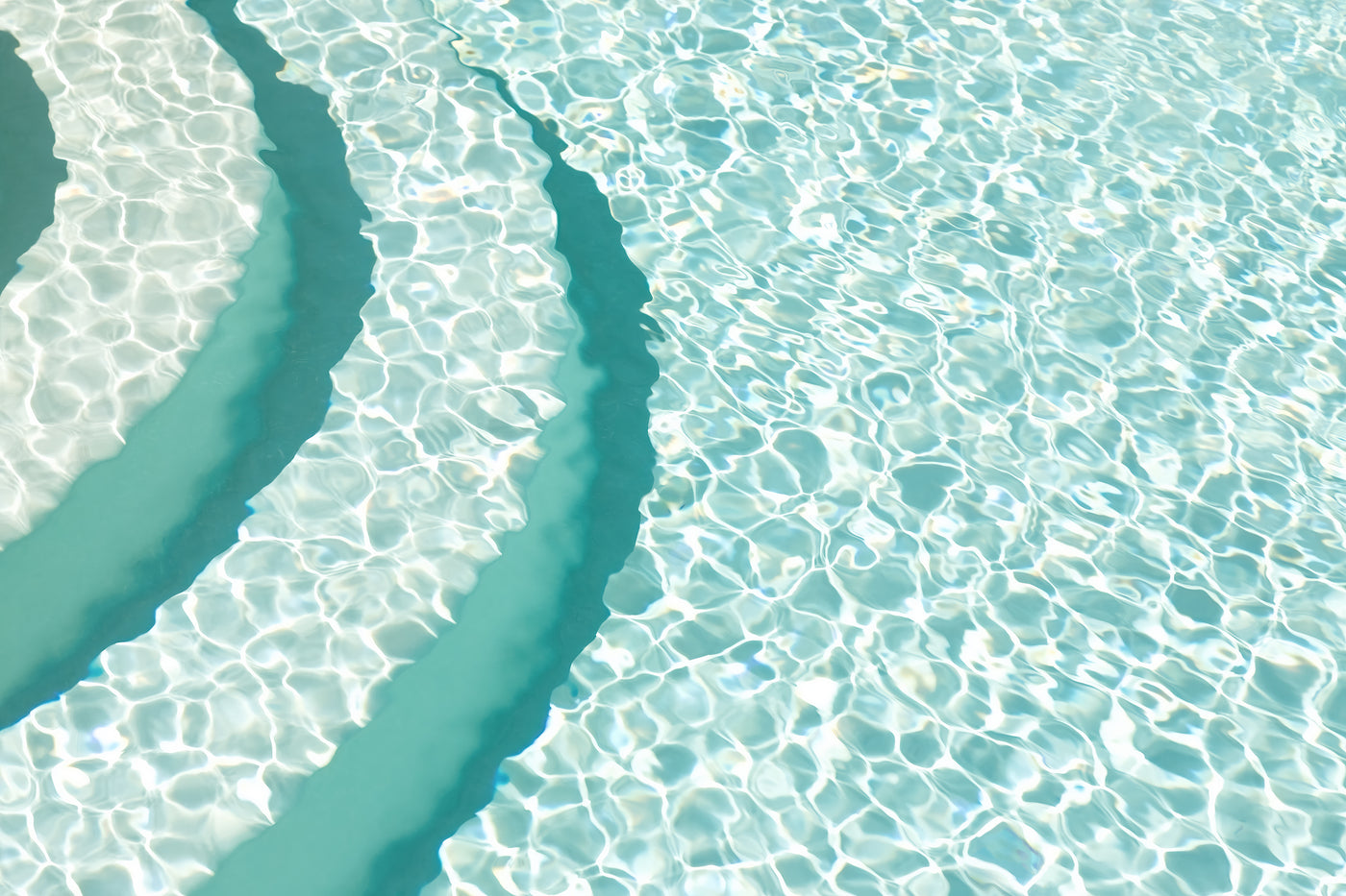 Pool wall art by Cattie Coyle Photography