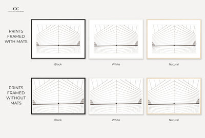 Sail No 10 - Framed abstract art black and white prints by Cattie Coyle Photography