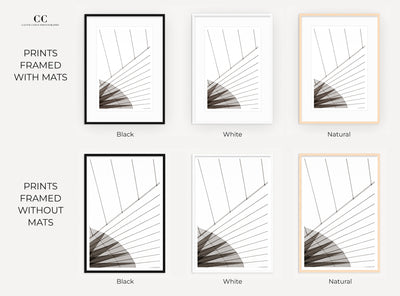 Sail No 11 – Framed abstract wall art black and white by Cattie Coyle Photography
