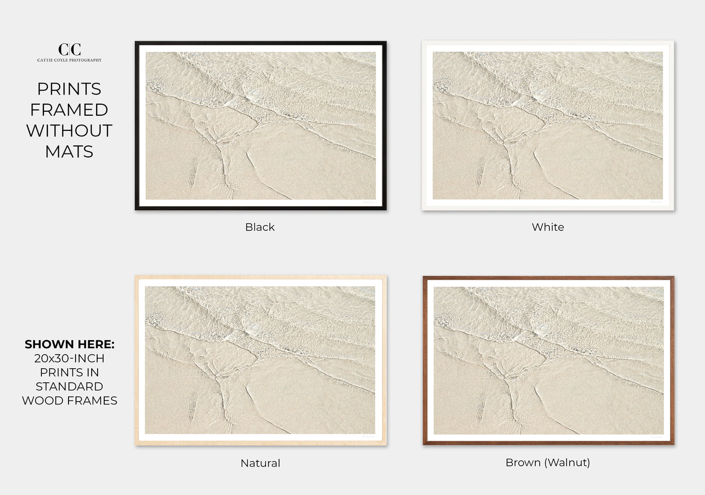 Shallow Water No 2 – Framed abstract art prints by Cattie Coyle Photography