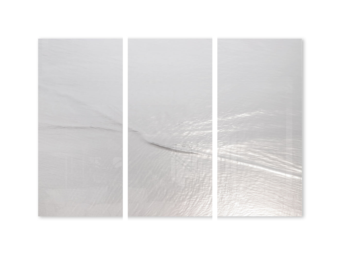Silver Waves No 5 - Multiple panel art set by Cattie Coyle Photography