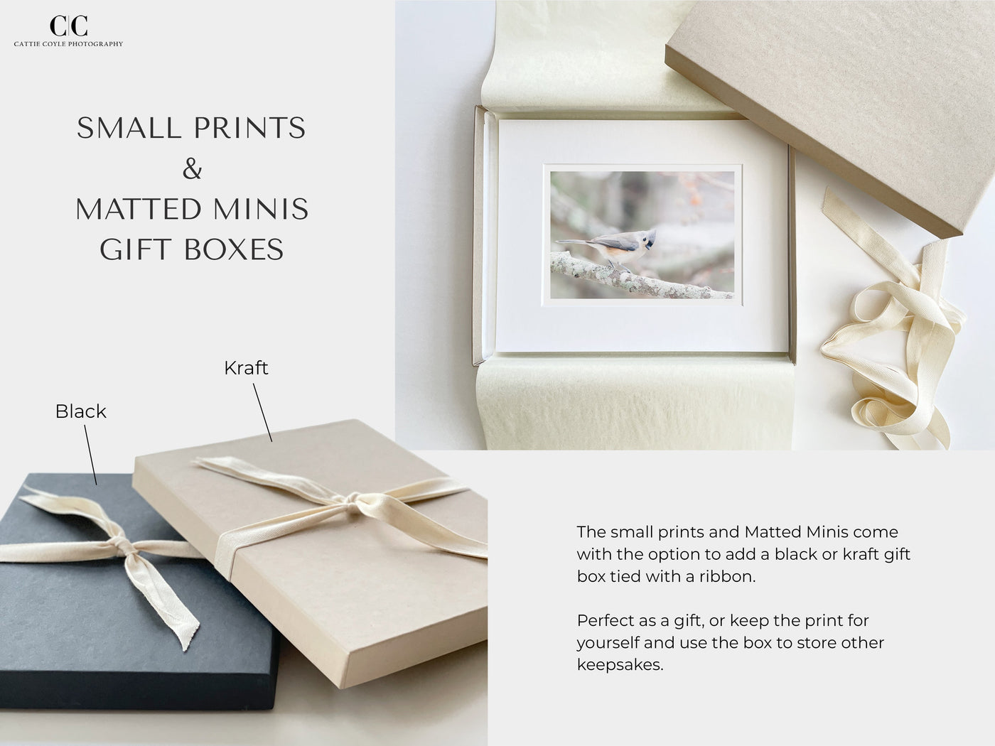 Gift boxes for small prints | Cattie Coyle Photography