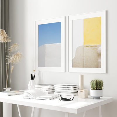 Summer Days and The Road to Amsterdam - Art prints by Cattie Coyle Photography in home office