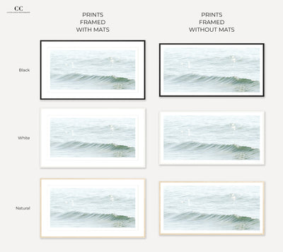 Summer - Framed ocean art by Cattie Coyle Photography
