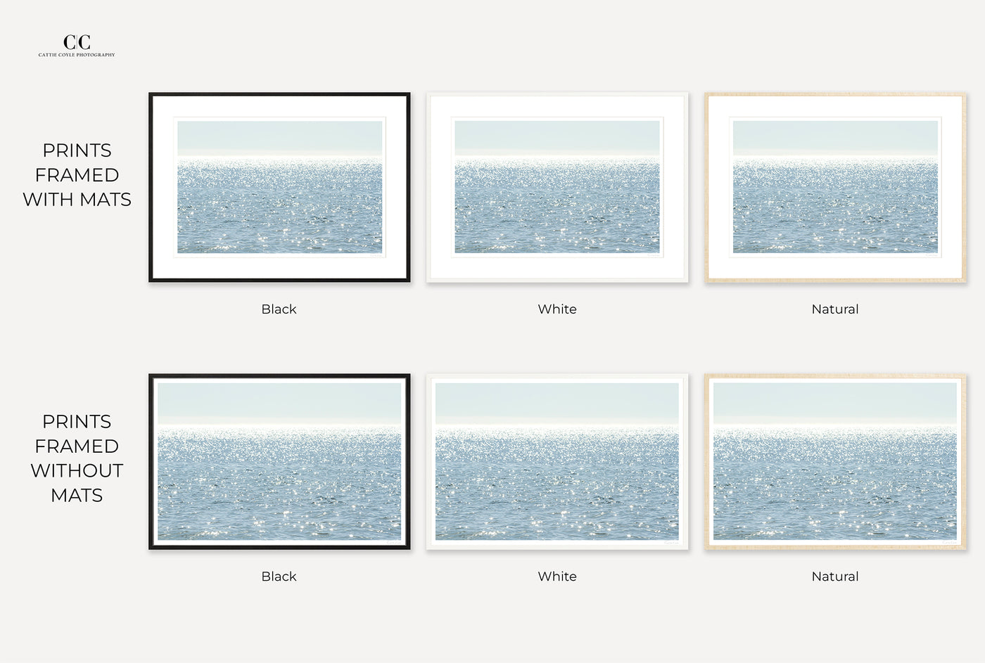 Sun Glitter – Framed art prints by Cattie Coyle Photography