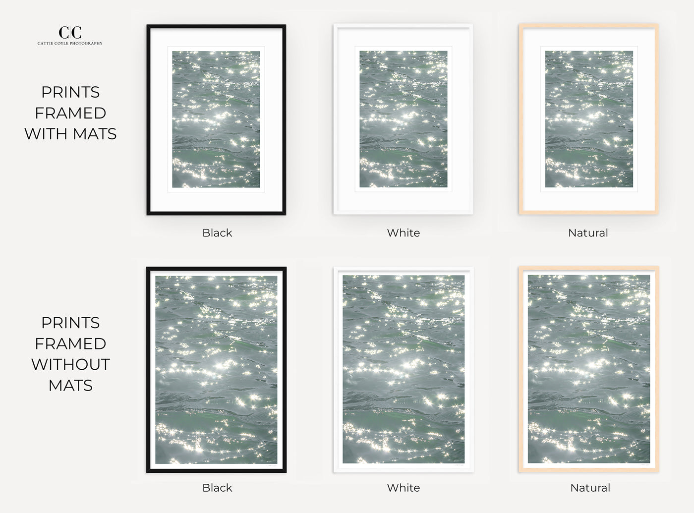 Sunstars - Framed sparkling wall art by Cattie Coyle Photography