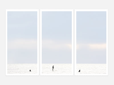 Surfing No 3 - Triptych by Cattie Coyle Photography