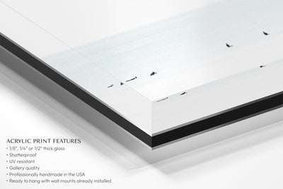 Waiting No 7 - Acrylic glass surfing print by Cattie Coyle Photography Copyright 2017 All rights reserved Features and corner closeup. Copyright 2017. All rights reserved.