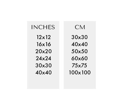 Art print sizes - Inches to cm conversion chart | Cattie Coyle Photography