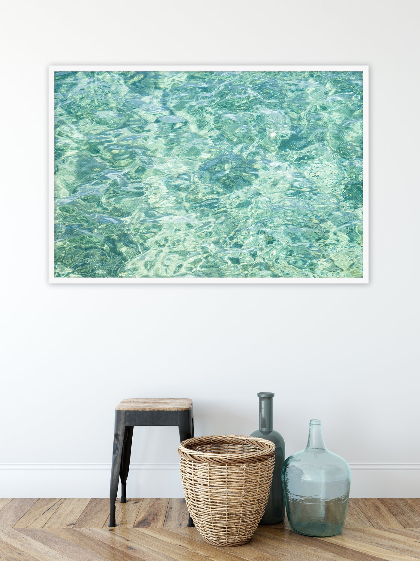 Oversized framed abstract wall art by Cattie Coyle Photography