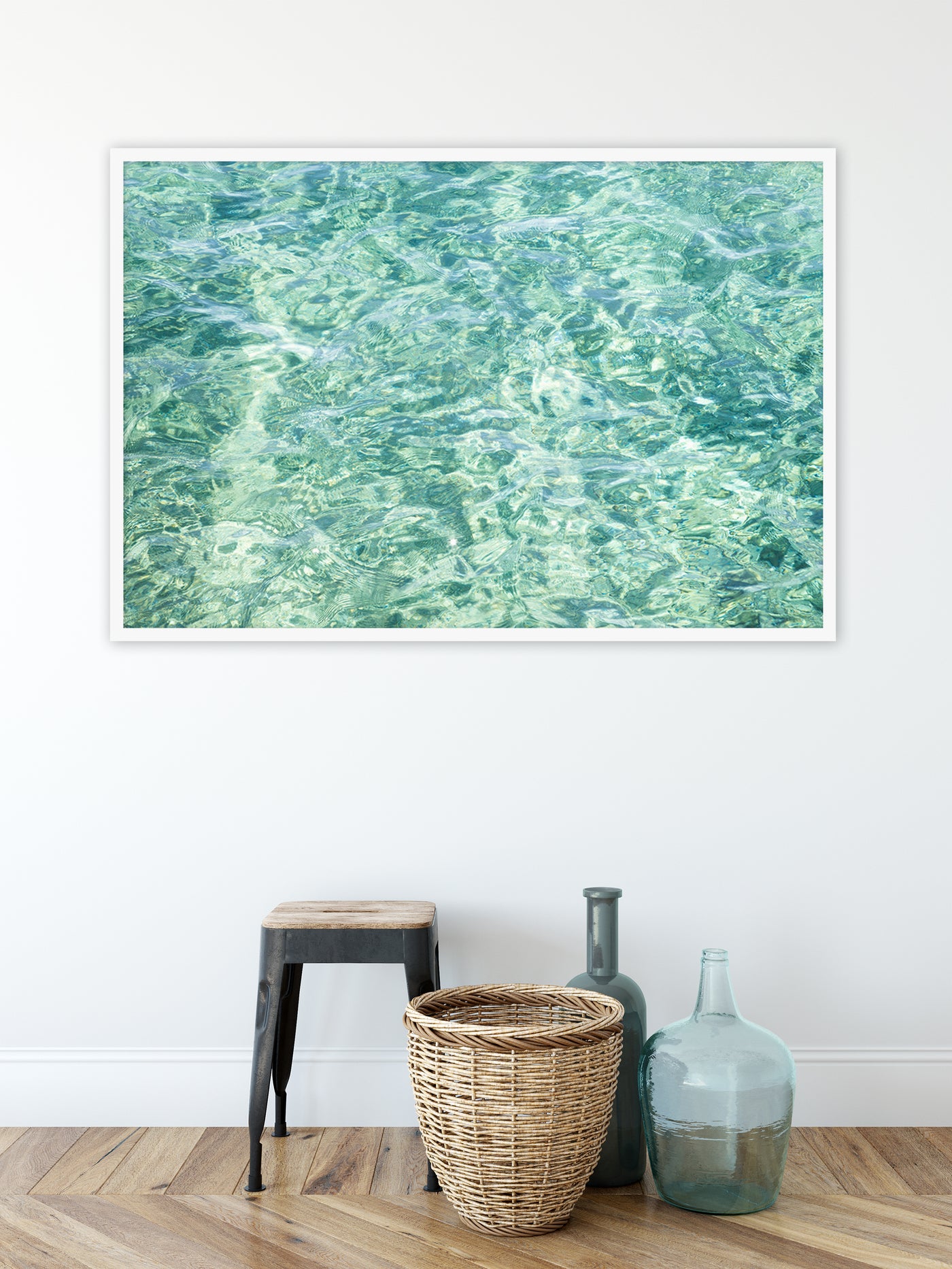 Abstract Water - Large framed fine art print by Cattie Coyle Photography
