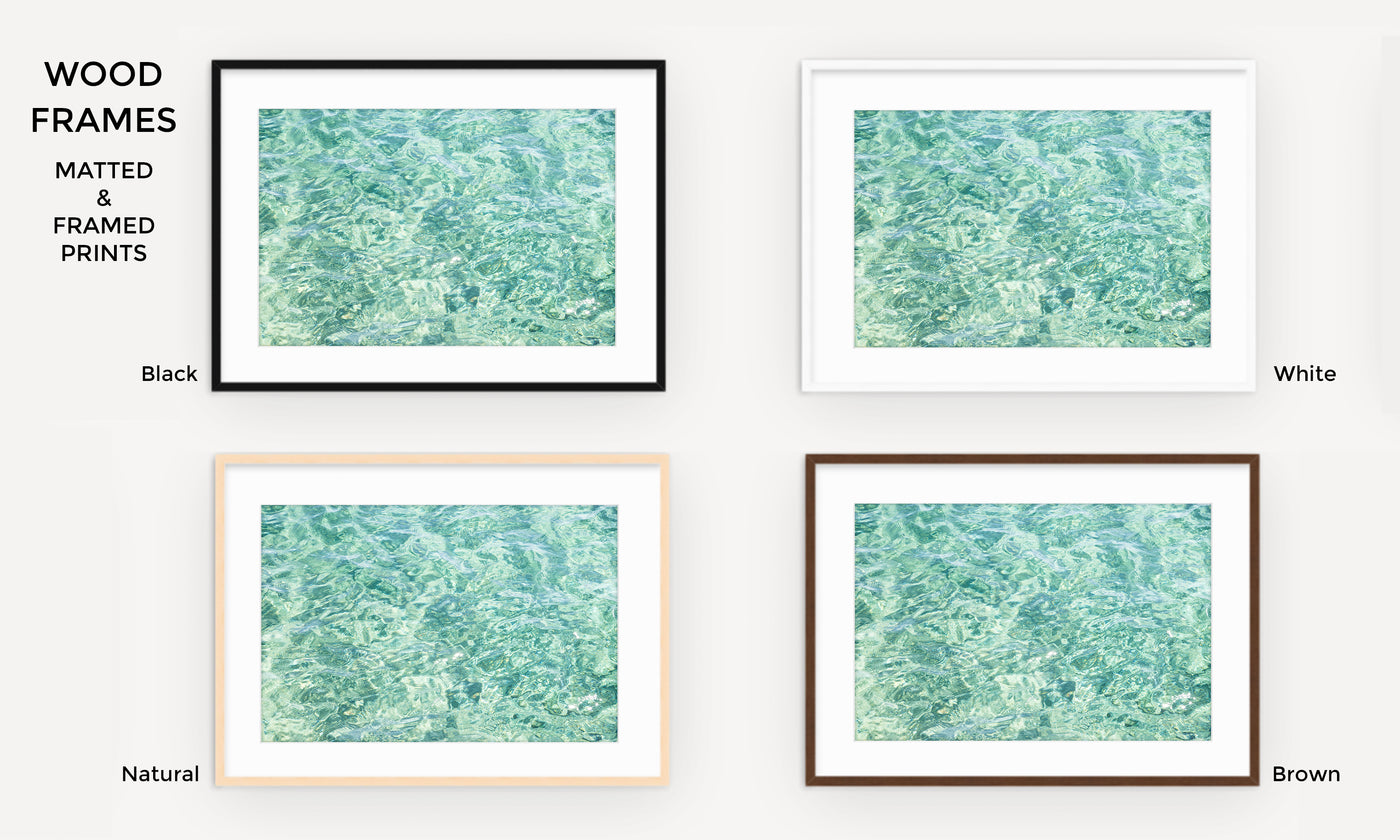 Abstract Water - Framed ocean art prints by Cattie Coyle Photography