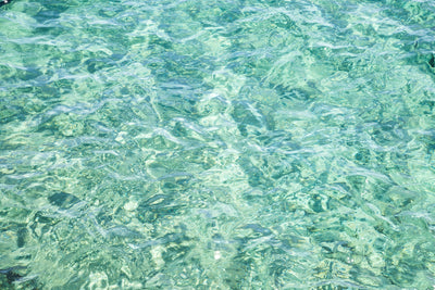 Abstract Water - Seafoam green ocean art print by Cattie Coyle Photography
