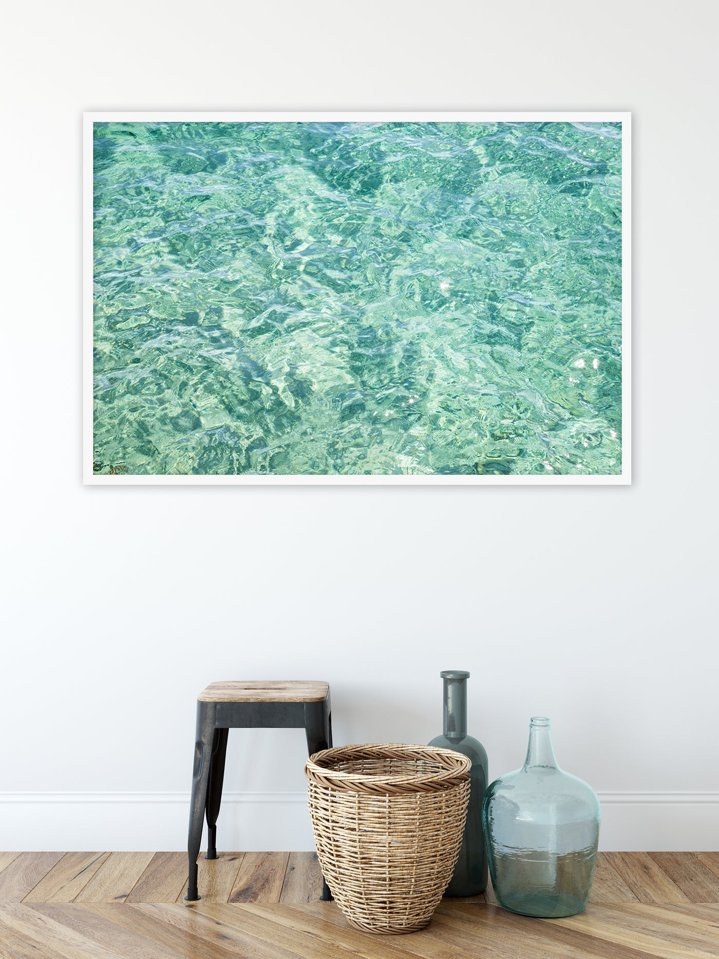 Abstract Water - Oversized framed art print by Cattie Coyle Photography