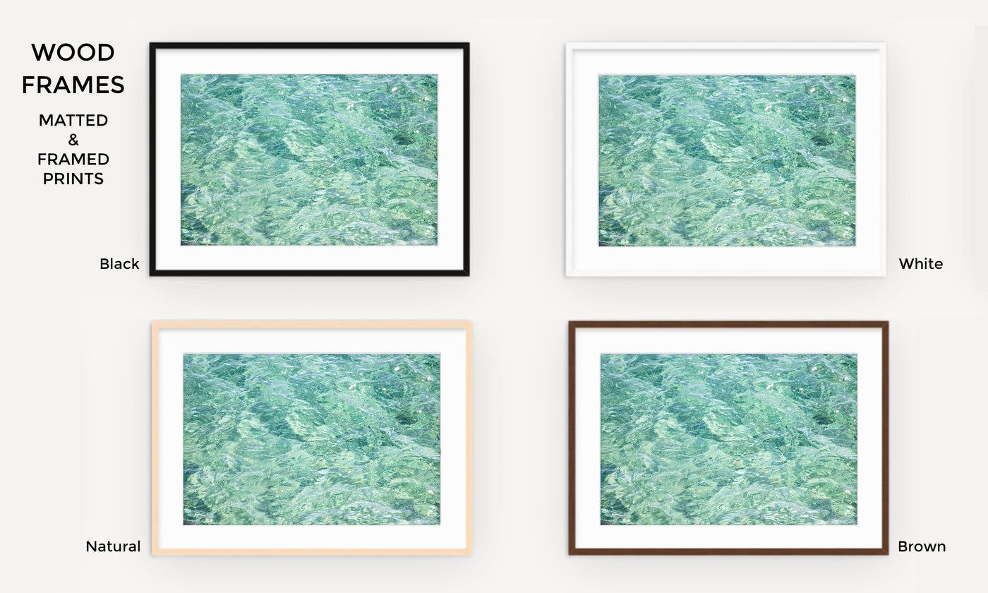 Abstract Water - Framed ocean art prints by Cattie Coyle Photography