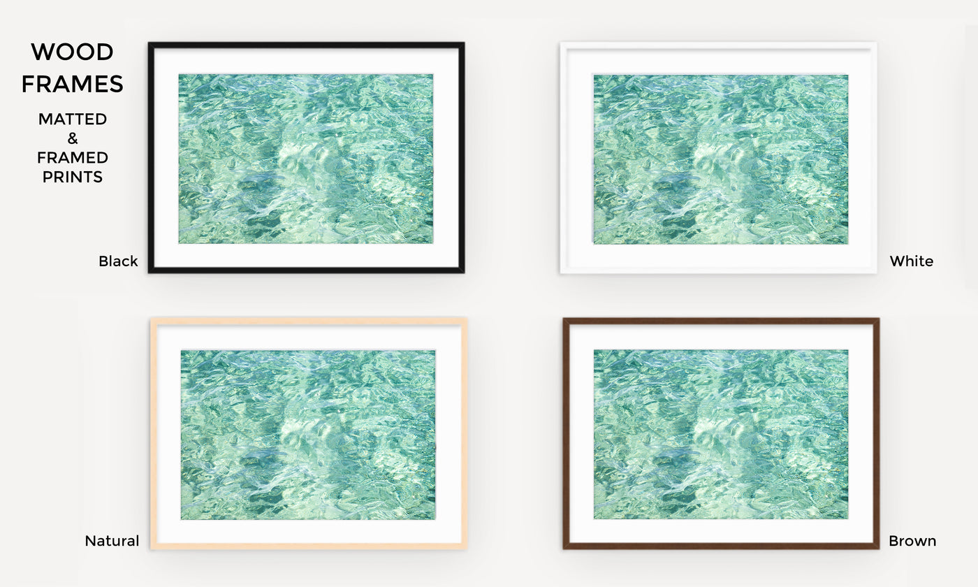 Abstract Water - Framed ocean art prints by Cattie Coyle Photography