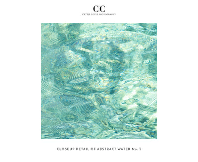 Abstract Water – Closeup detail of ocean art print by Cattie Coyle Photography