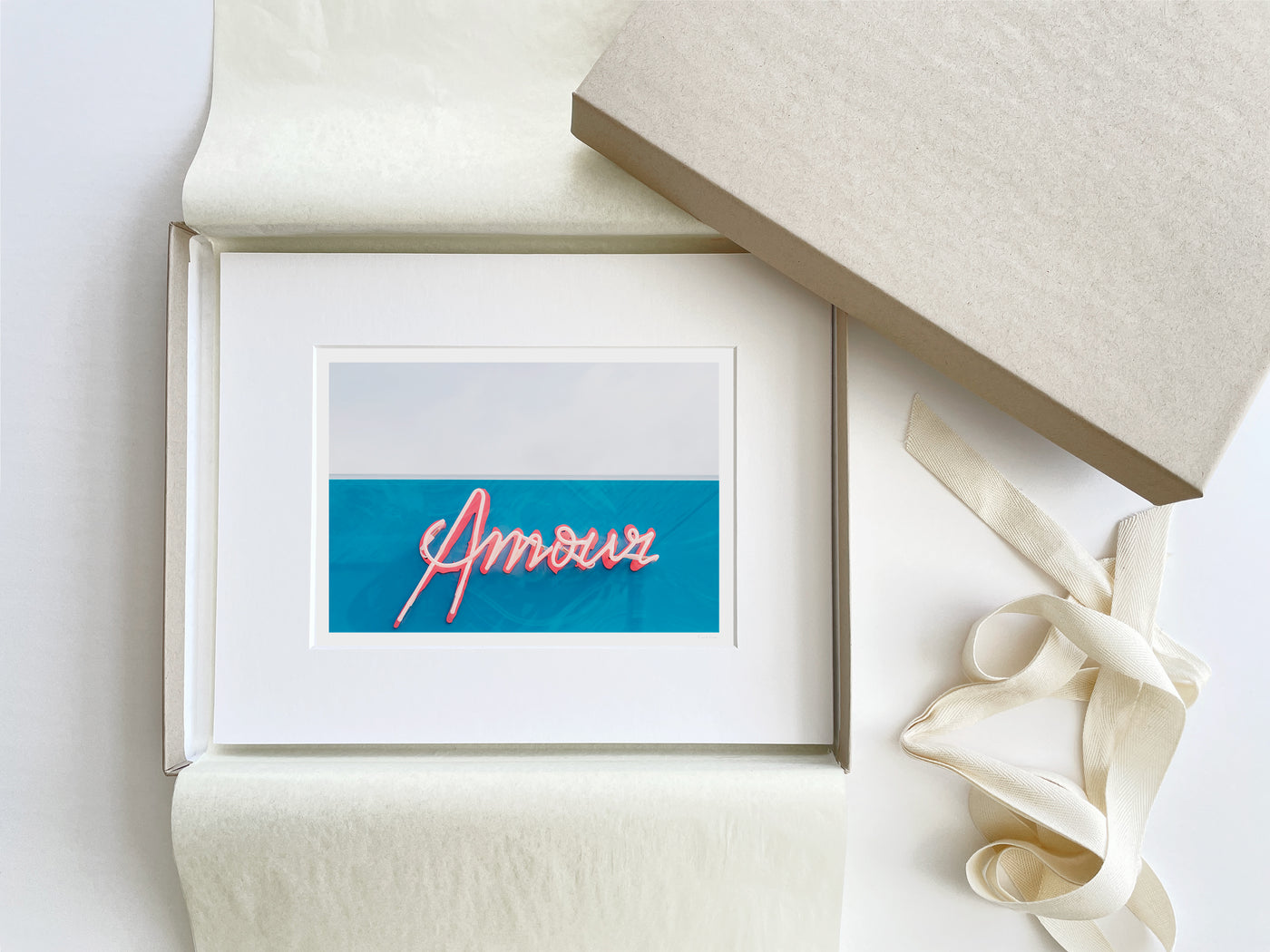 Amour - Art print by Cattie Coyle Photography in gift box