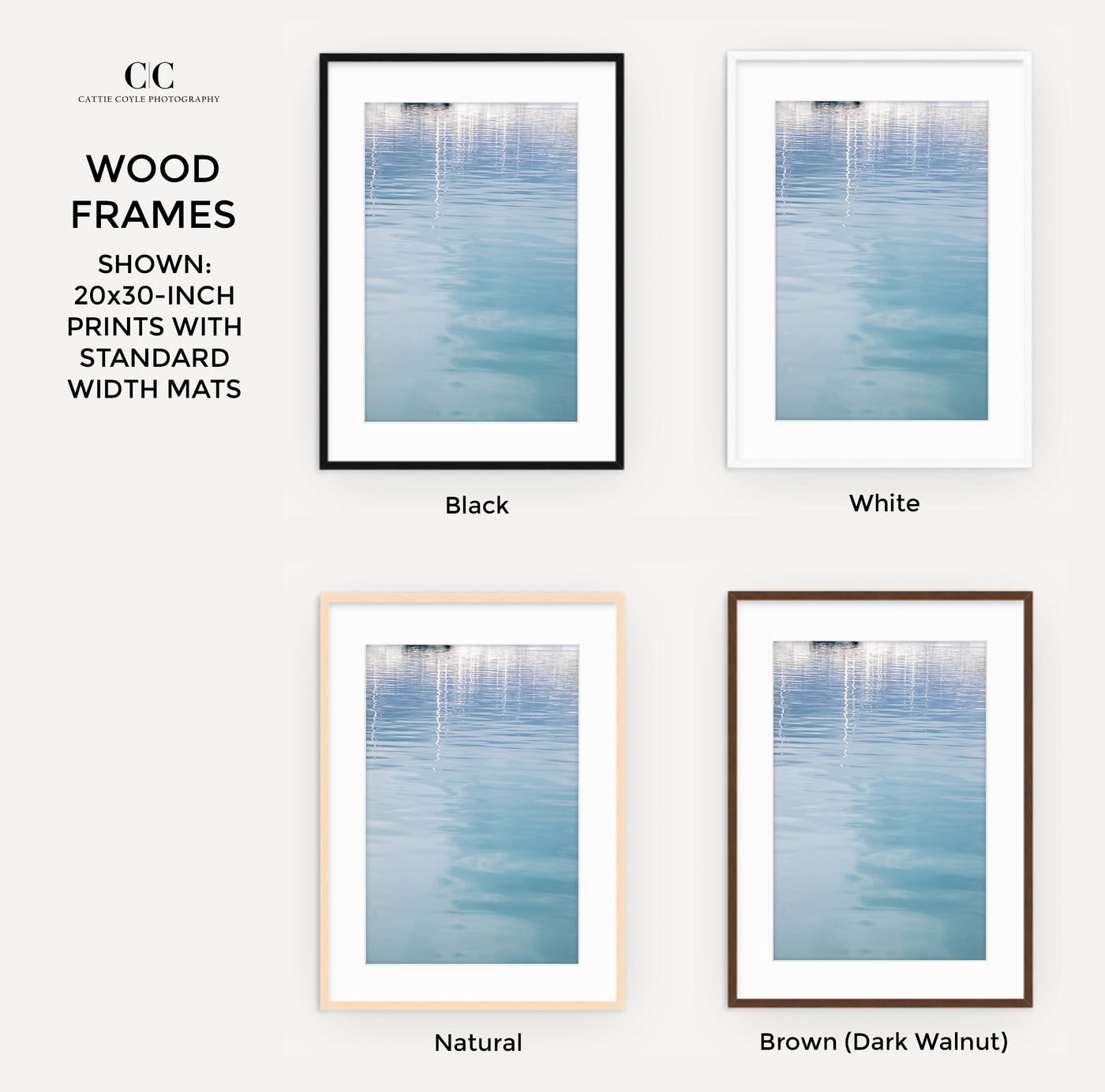 Antibes – Framed abstract water fine art prints by Cattie Coyle Photography