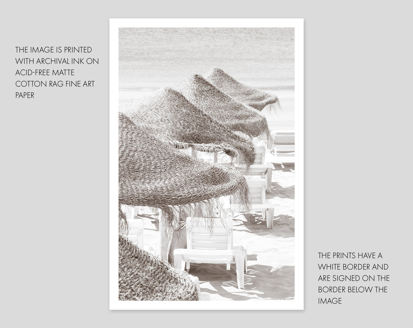 Beach Days – Black and white fine art prints by Cattie Coyle Photography