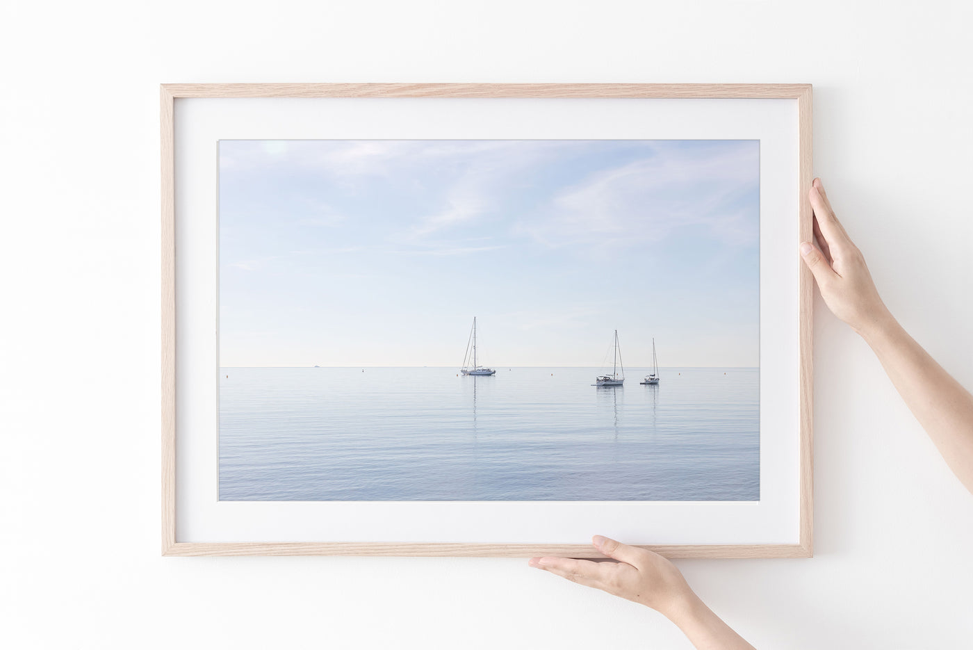 Boats No 6 - French Riviera art print by Cattie Coyle Photography