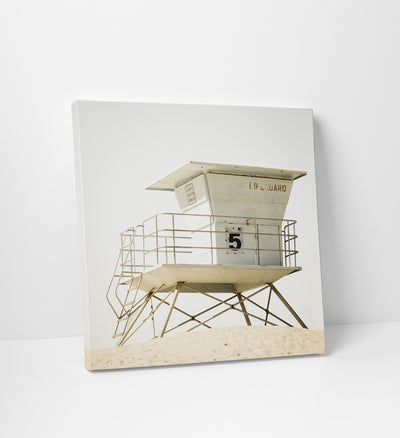 California Dreaming No 2 - Lifeguard stand art print by Cattie Coyle Photography