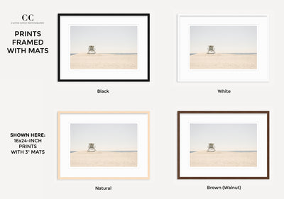 California Dreaming No 1 - Framed beach wall art by Cattie Coyle Photography